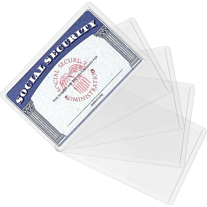 10 Pack New Medicare Card Holder Protector Sleeves