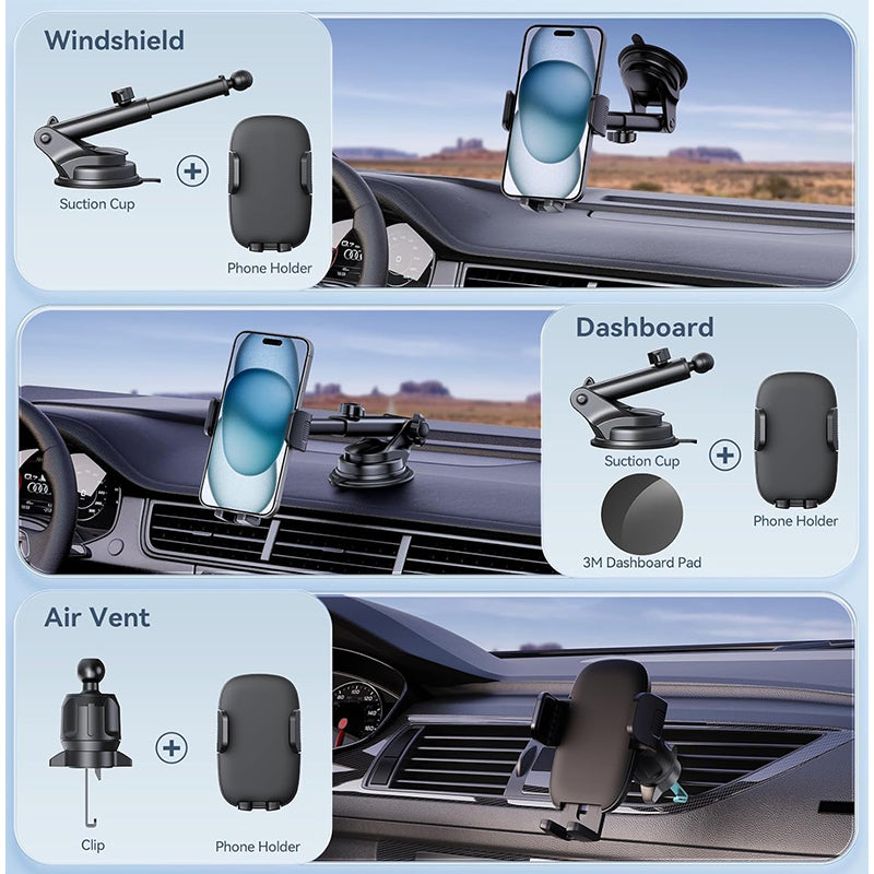 Car Mount Cradles Fit for iPhone Android Smartphones