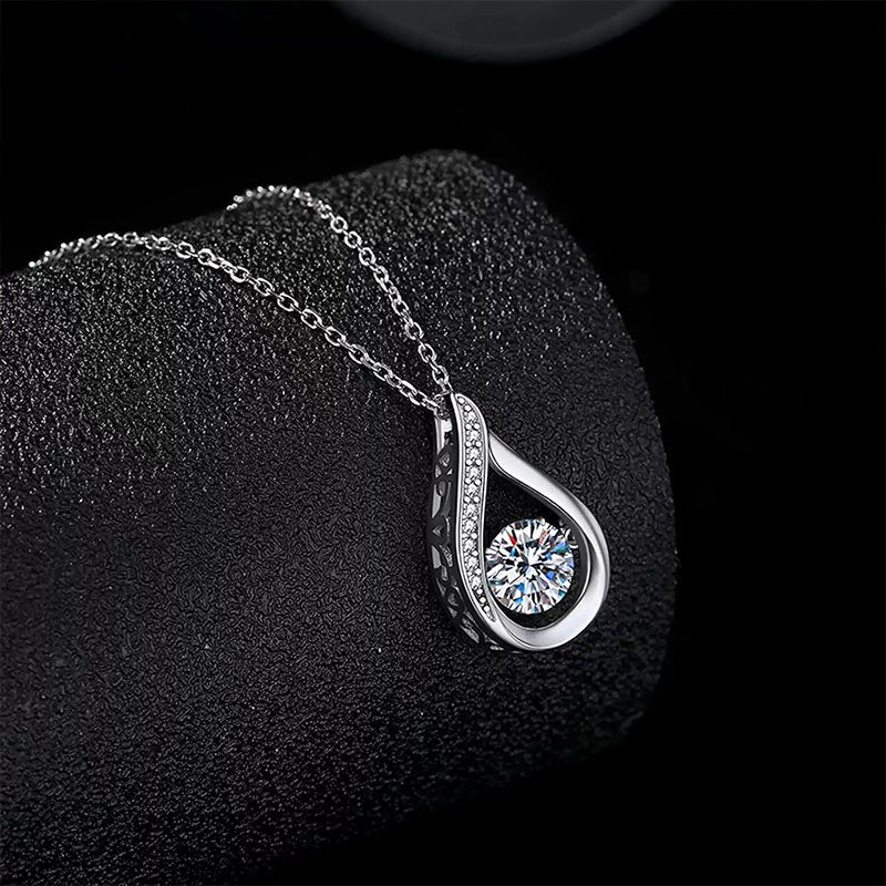 Diamond Water Droplet Necklace (Buy 1 Get 1 Free)