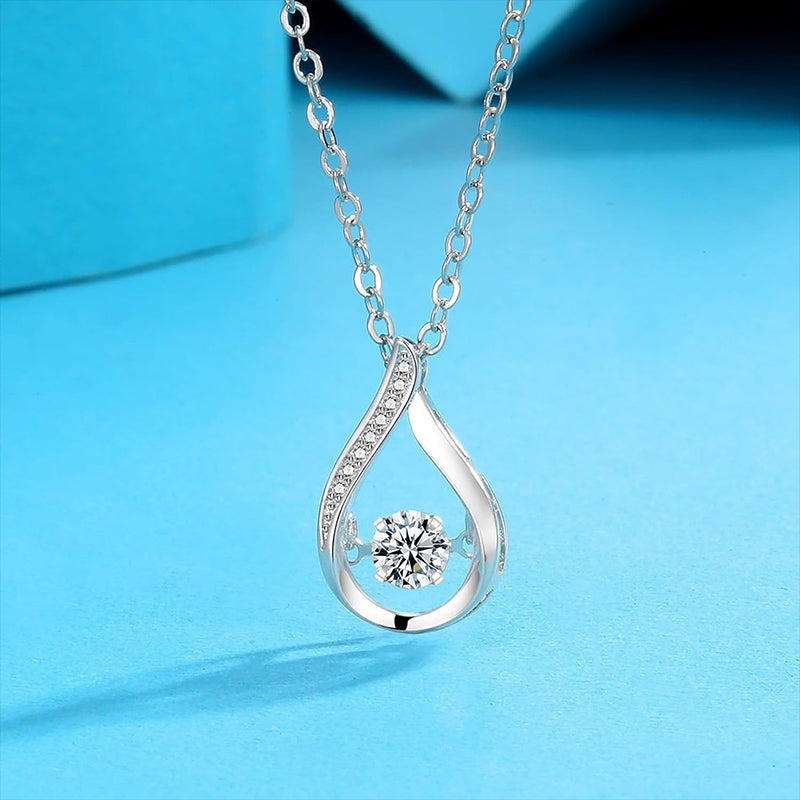 Diamond Water Droplet Necklace (Buy 1 Get 1 Free)