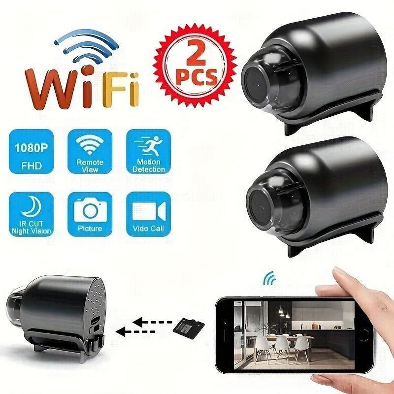 Mini Wireless Record Camera （2Pcs）