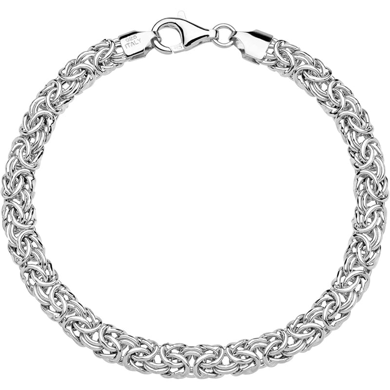 Italian 925 Sterling Silver Byzantine Bracelet(Buy 1 Get 1 Free)