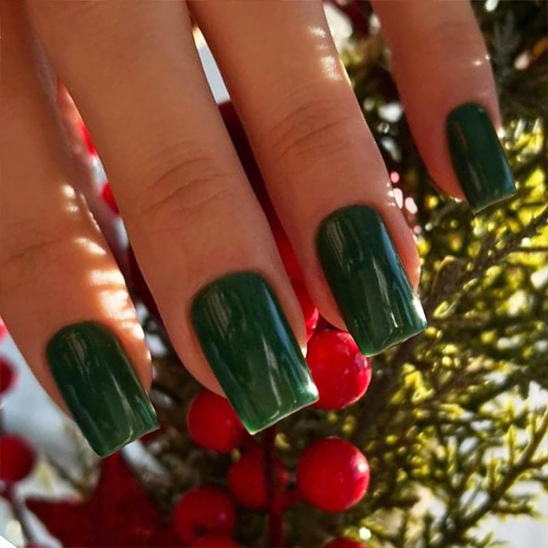 4 Gradient Colors Glue on Nails Reusable Stick on Nails