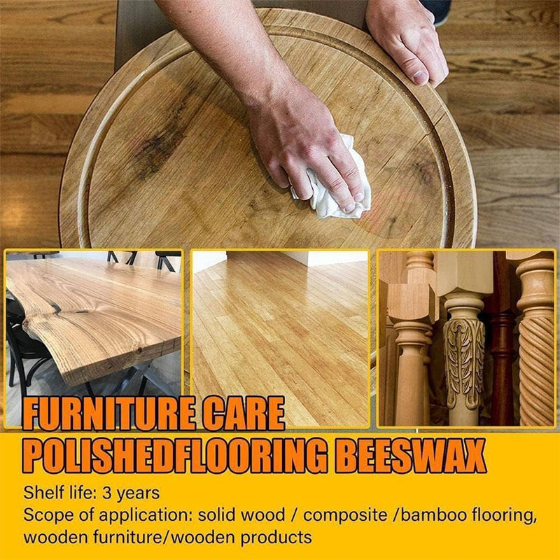 Beeswax furniture wood care