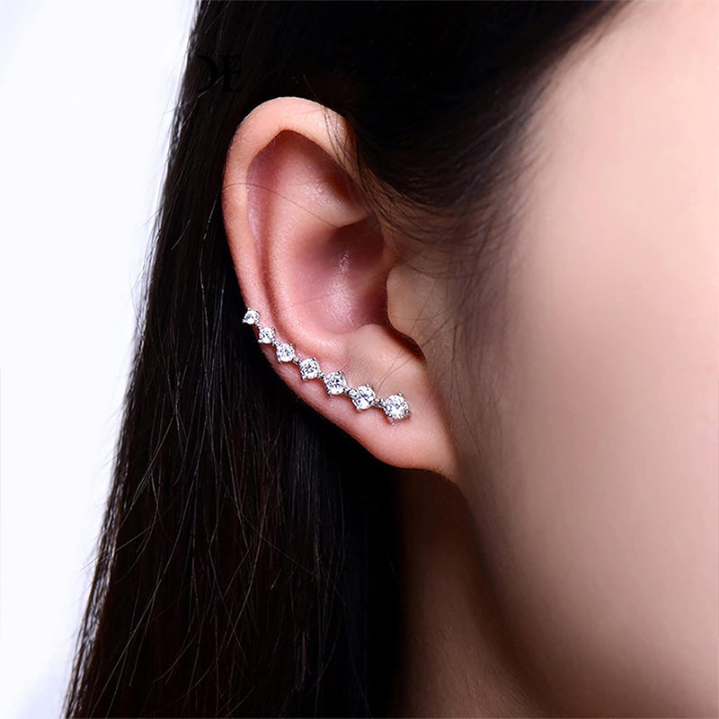7 Diamonds Star Flashing Diamond Stud （2Pcs）