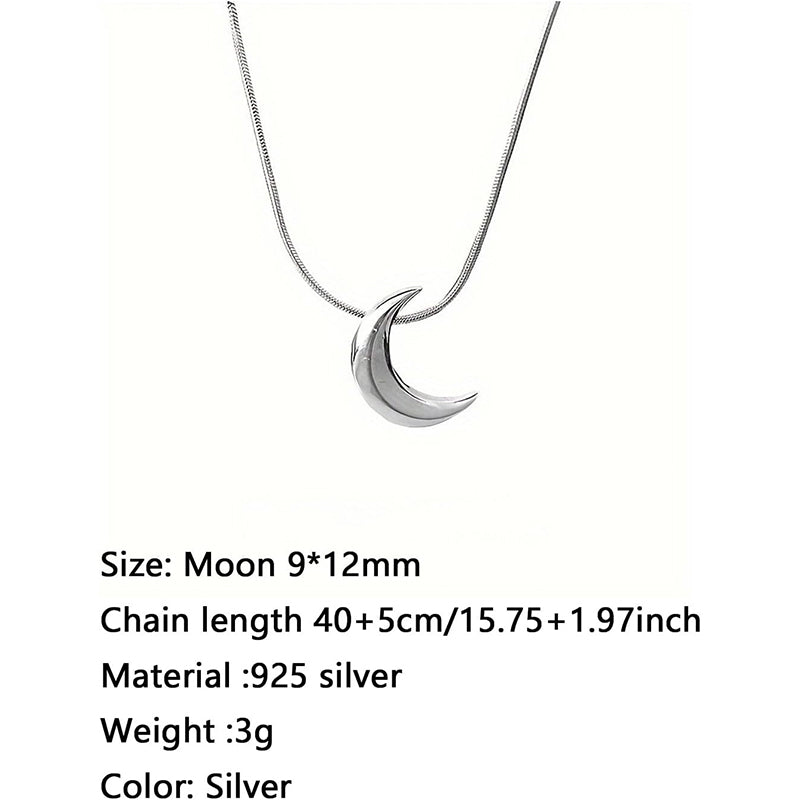 silver necklace charm chain jewelry