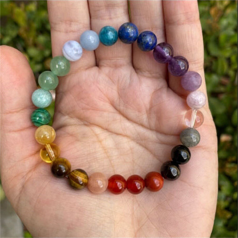 4pcs Natural Stone Bracelet Good Money Luck Health Green Malachite Tiger Eye