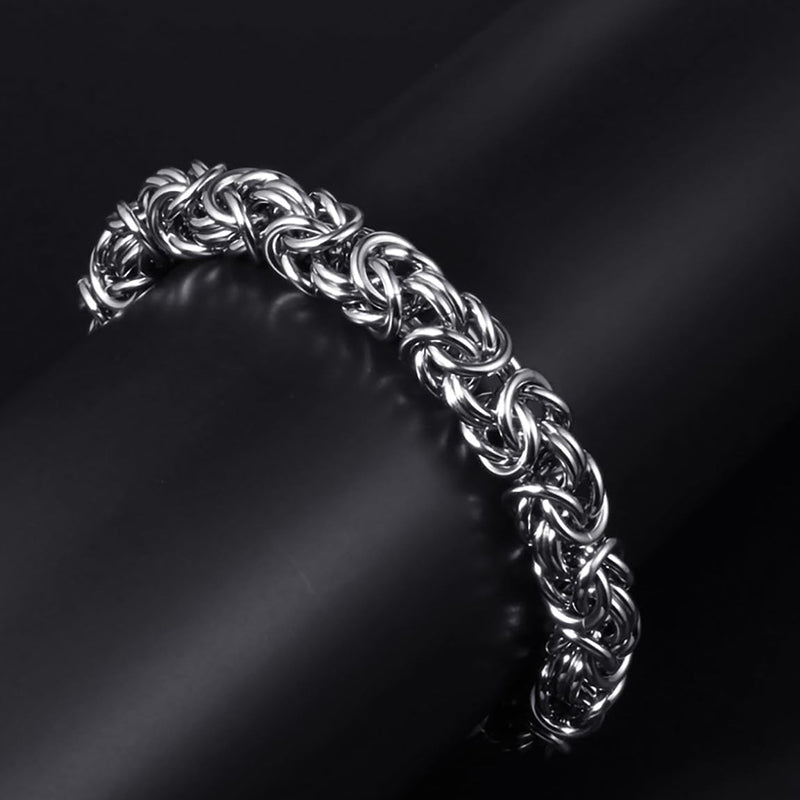 7mm Stainless Steel Cuban Bracelets for Men