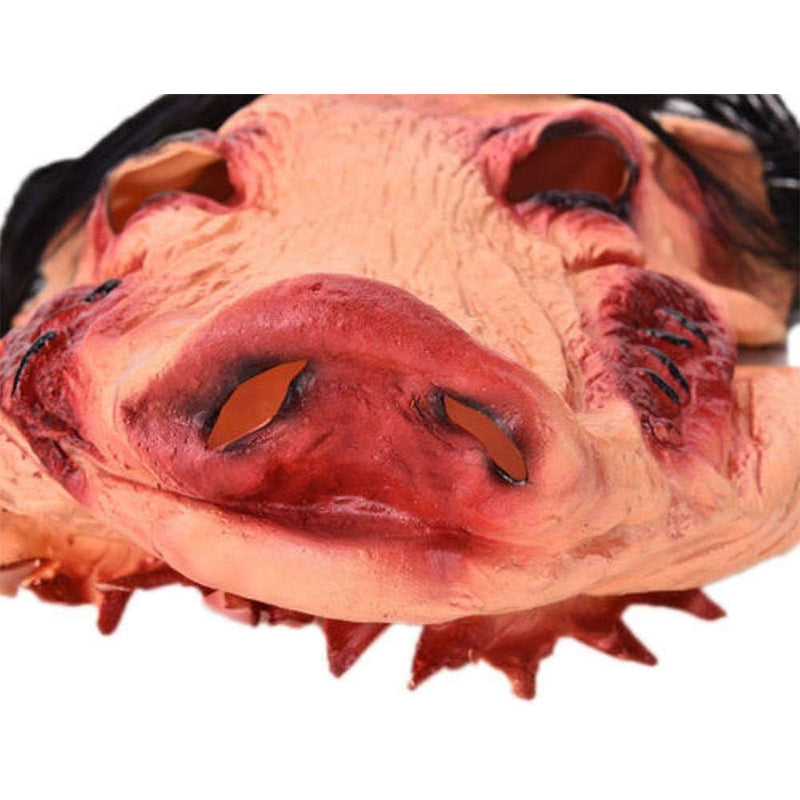Halloween Mask Full Face Saw Pig Head Scary Mask