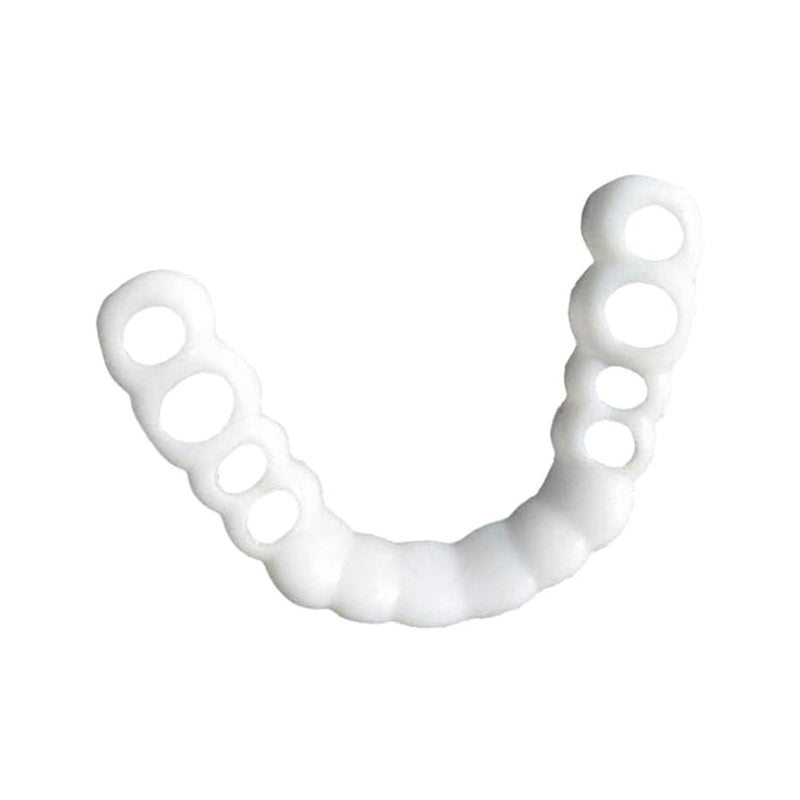 Upper/Lower False Teeth Dental Veneers Dentures Fake