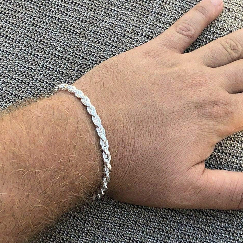 Mens Silver Bracelet