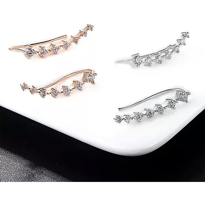 7 Diamonds Star Flashing Diamond Stud （2Pcs）