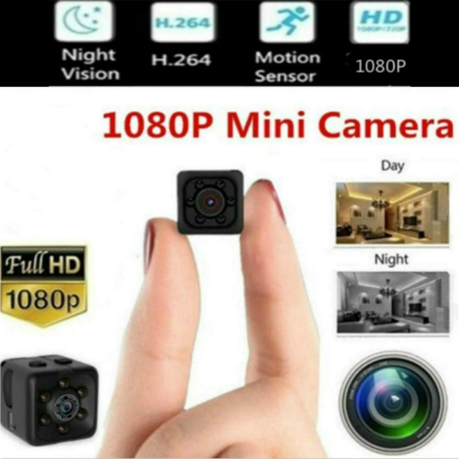 Mini Micro HD Hidden Camera Home Security Cameras