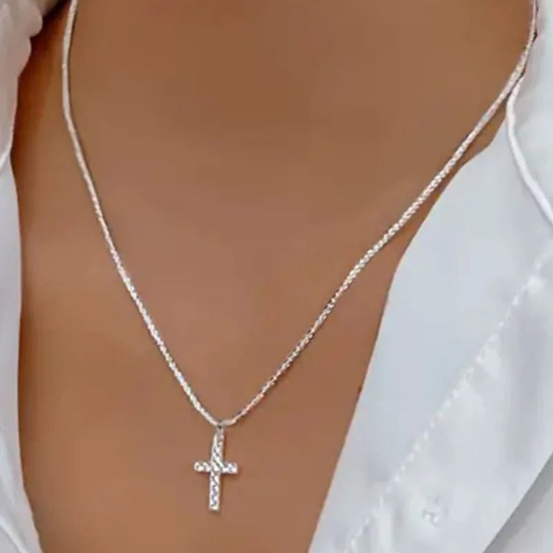 Sterling Silver Cross Necklace