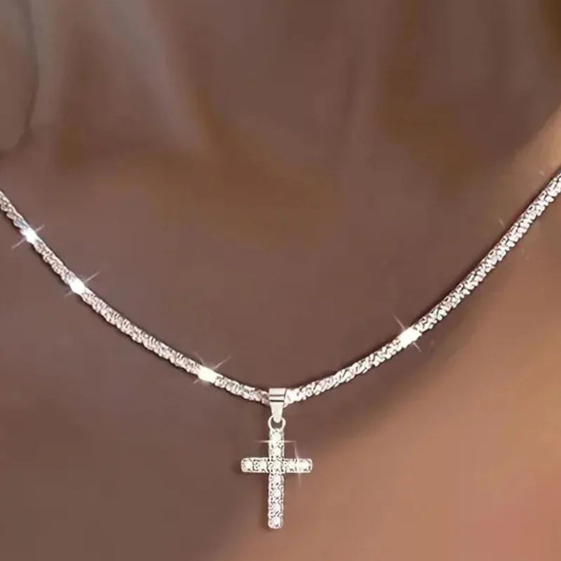 Sterling Silver Cross Necklace