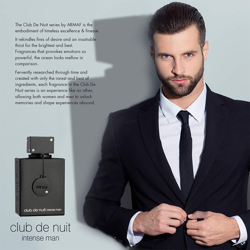 Intense Liquid Perfume For Men's EDT, 105ml (Fresh)