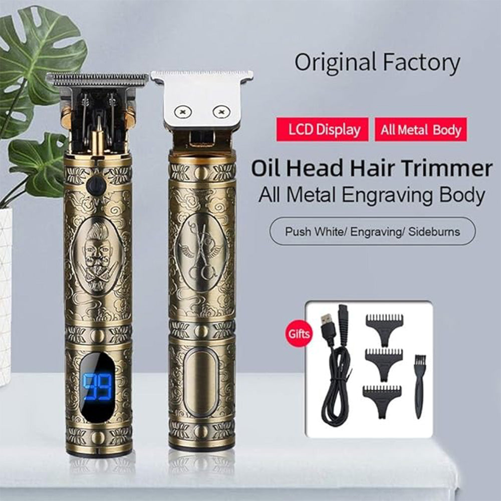 Hair Trimmer Rechargeable Haircut & Grooming Kit LED Display