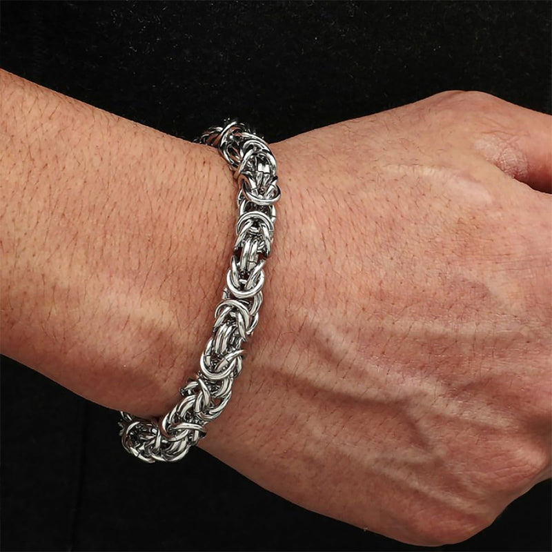 7mm Stainless Steel Cuban Bracelets for Men