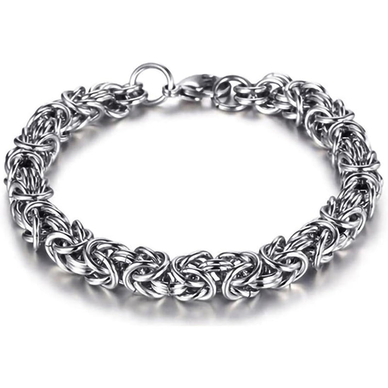 7mm Stainless Steel Cuban Bracelets for Men