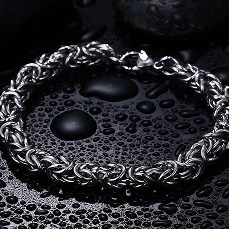 7mm Stainless Steel Cuban Bracelets for Men