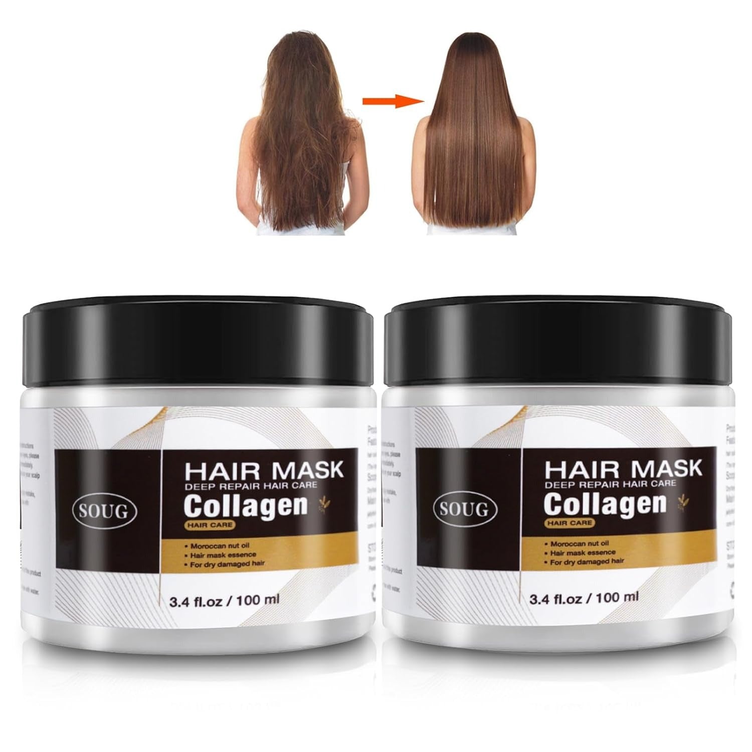 Collagen Hair Mask 100ml (2PC)