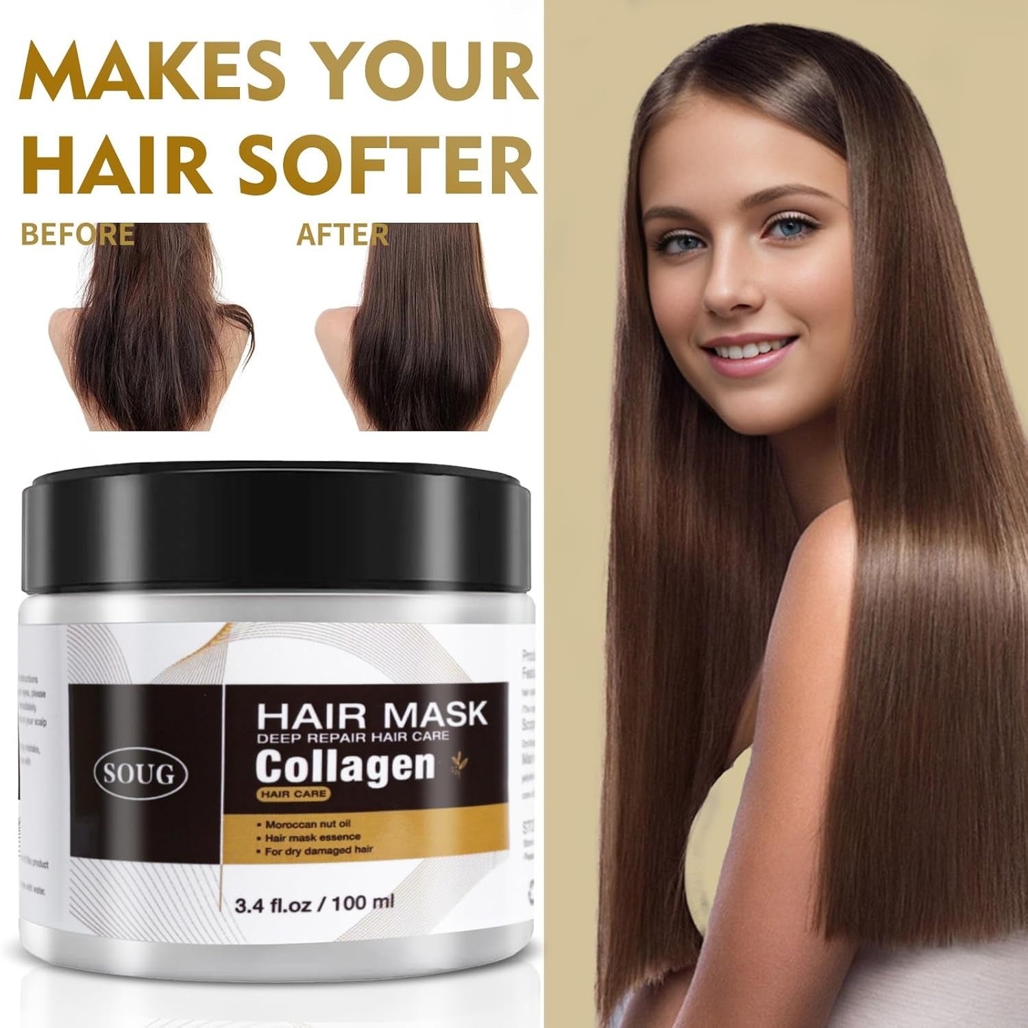 Collagen Hair Mask 100ml (2PC)